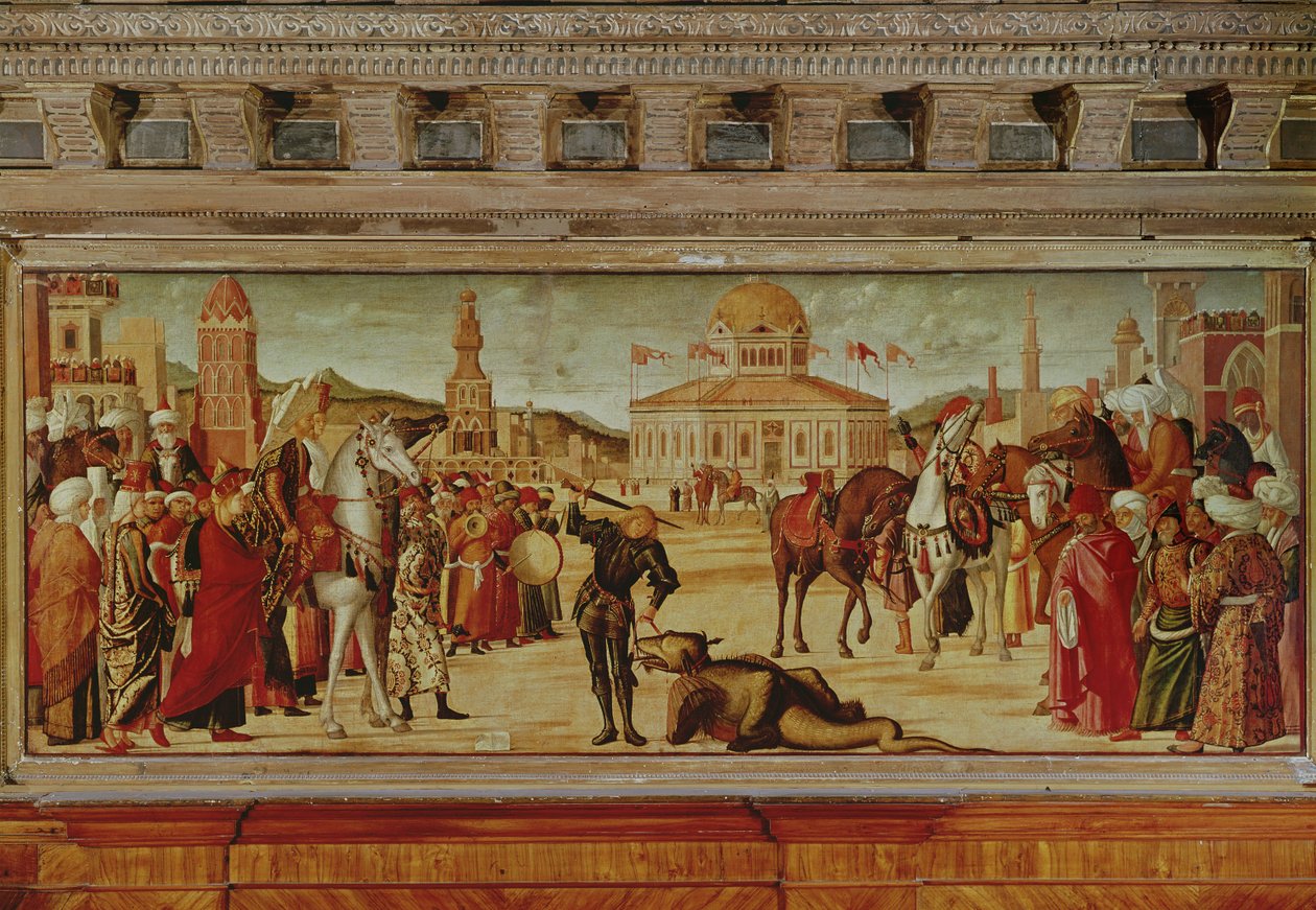 Triumf św. Jerzego, 1501-7 autorstwa Vittore Carpaccio