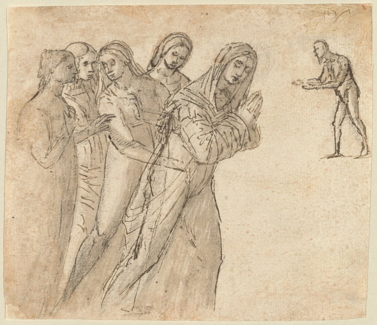 Dziewica i cztery inne kobiety autorstwa Vittore Carpaccio