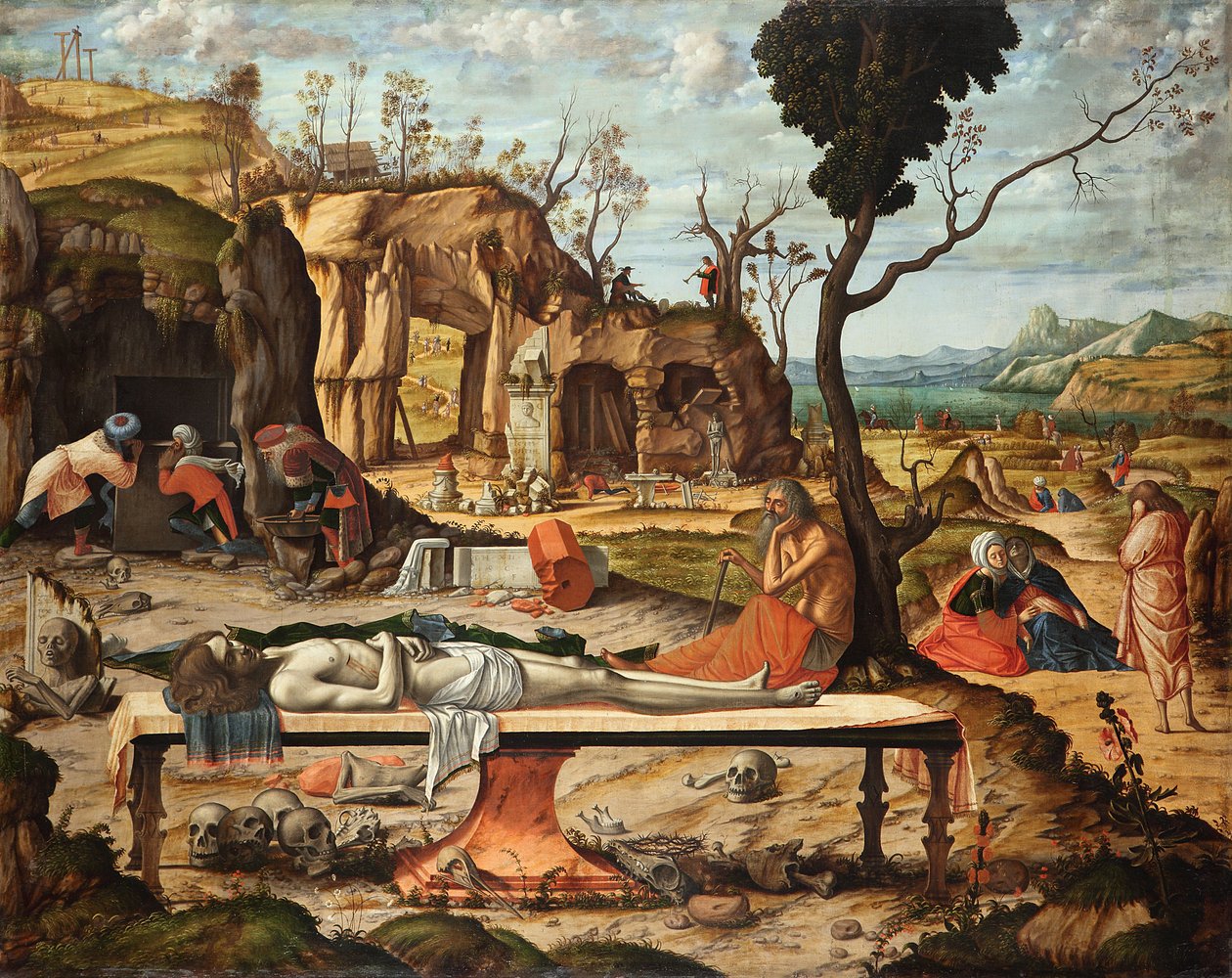 Przygotowanie grobu Chrystusa autorstwa Vittore Carpaccio