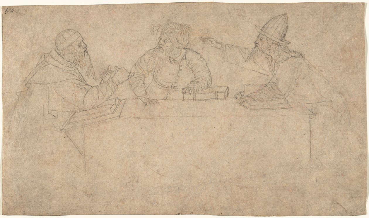 Trzej filozofowie autorstwa Vittore Carpaccio