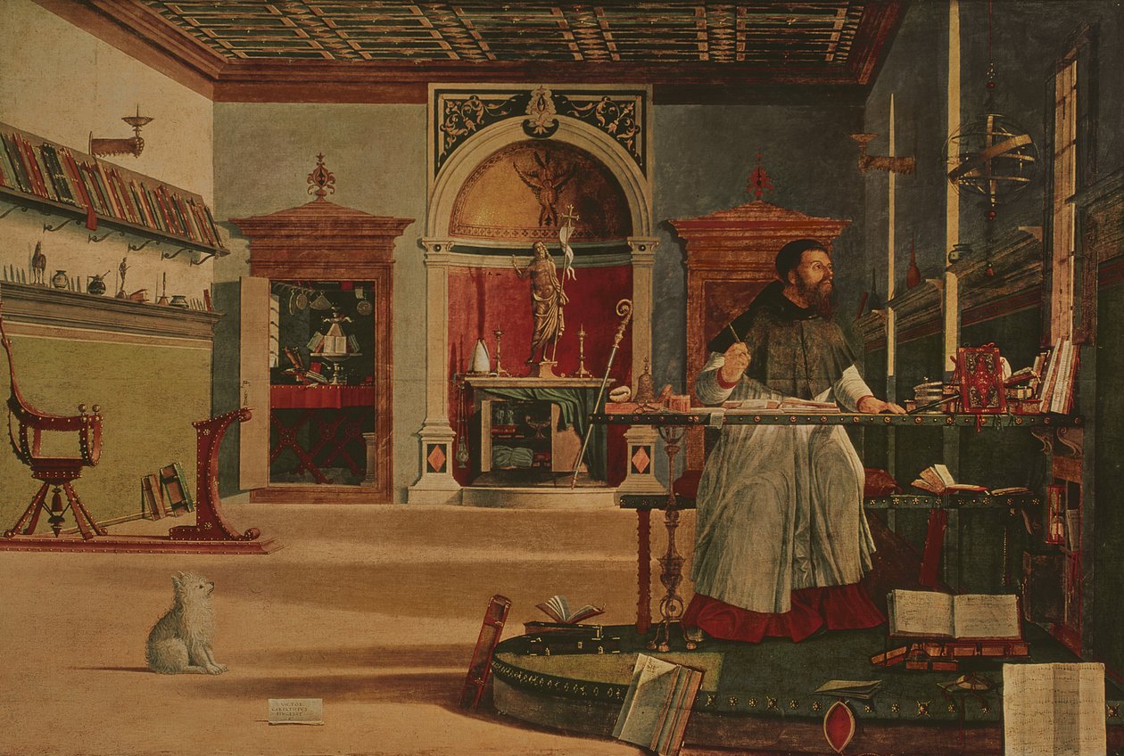 Wizja św. Augustyna (zwany także św. Augustynem w jego Pracowni) autorstwa Vittore Carpaccio
