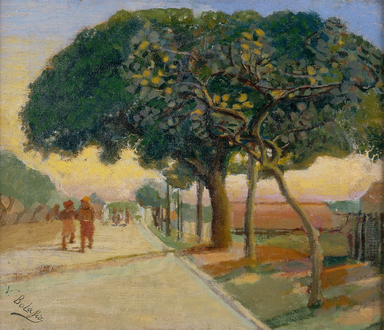 Strada w Singapurze autorstwa Vittorio Bolaffio