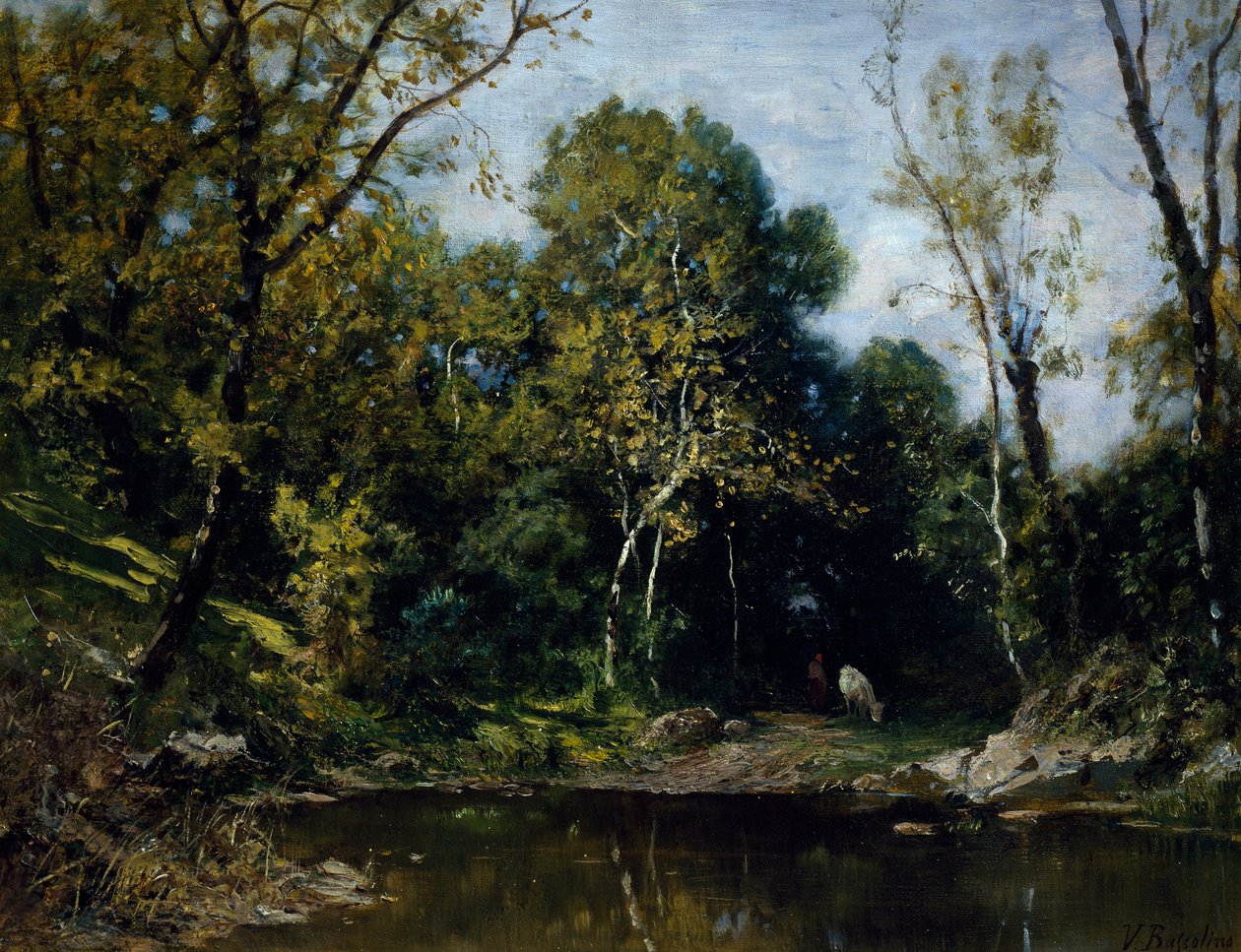 W Mirafiori – Vittorio Bussolino (1853-1922). autorstwa Vittorio Bussolino
