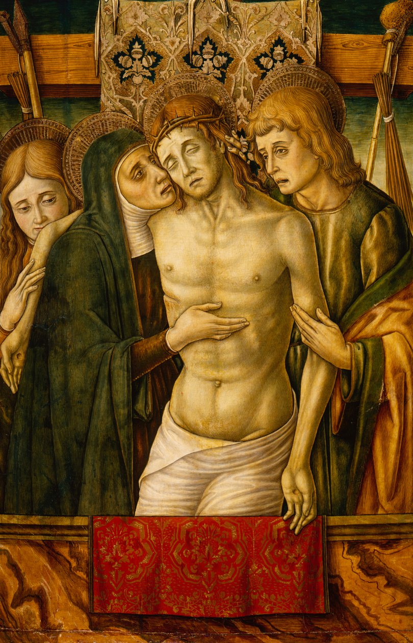 Lamentacja (olej na płótnie) autorstwa Vittorio Crivelli
