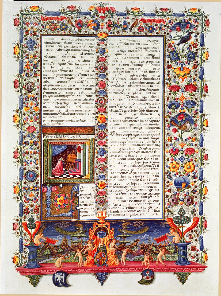Strona rękopisu Biblii Borso d