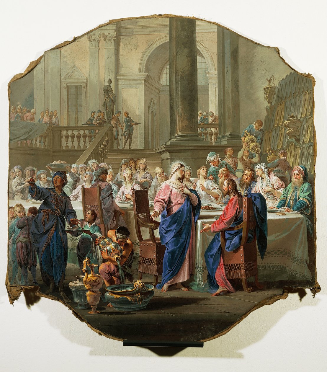 Ślub w Kanie – Vittorio Maria Bigari (1692-1776) autorstwa Vittorio Maria Bigari