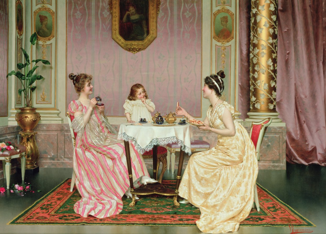 Przyjęcie herbaciane autorstwa Vittorio Reggianini