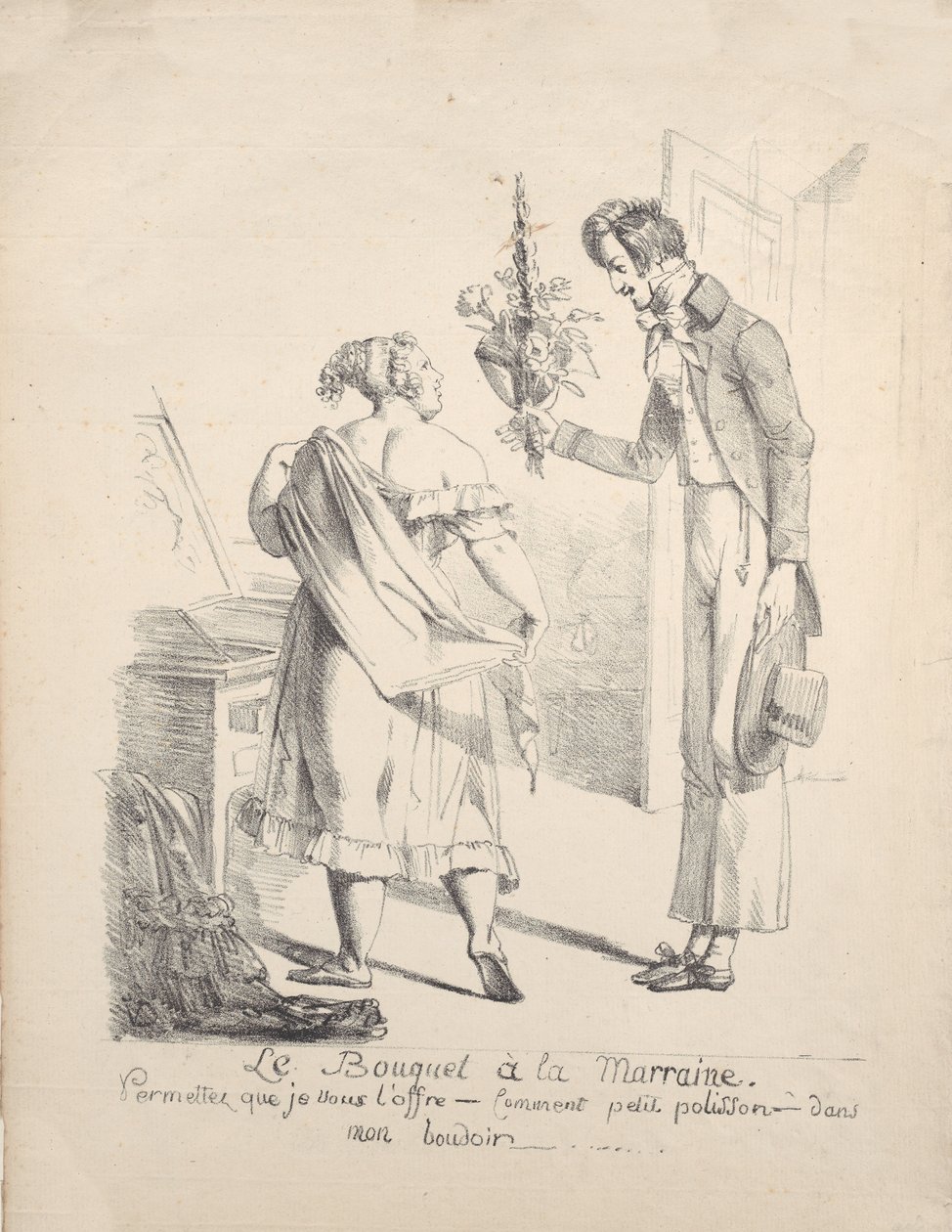 Bukiet chrzestny, ca. 1800-1825. autorstwa Vivant Denon