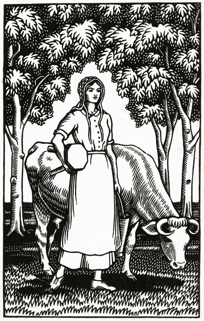 Frontyspis do ilustrowanego wydania Tess of the Durbervilles autorstwa Thomasa Hardy