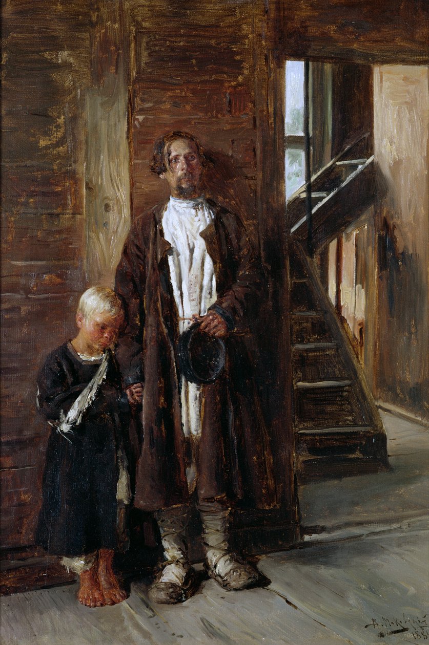 W poszukiwaniu medycyny, 1884 autorstwa Vladimir Egorovic Makovsky