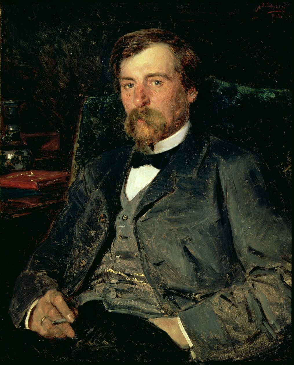 Portright artysty Illarion Michajłowicz Prianiszikow (1840-94), 1883 autorstwa Vladimir Egorovic Makovsky