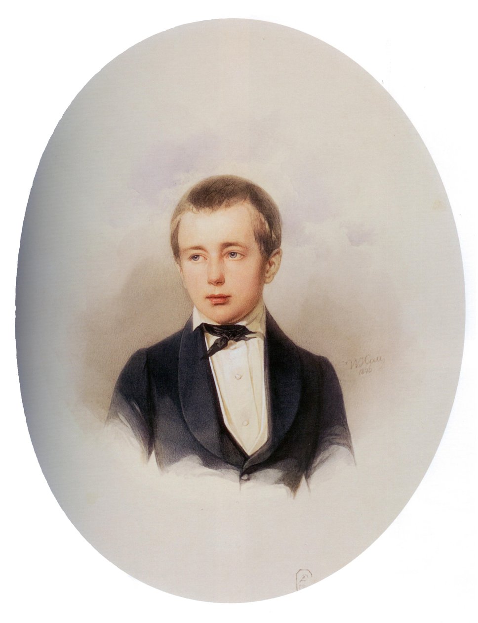 Portret Aleksieja Musina-Puszkina (1834-1889) autorstwa Vladimir Ivanovich Hau