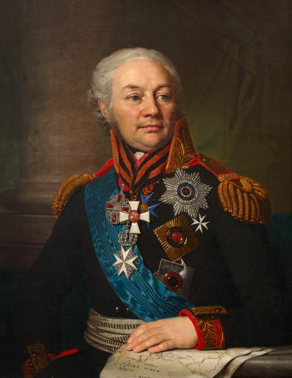 Hrabia Friedrich von Buxhoeveden, 1809 autorstwa Vladimir Lukich Borovikovsky