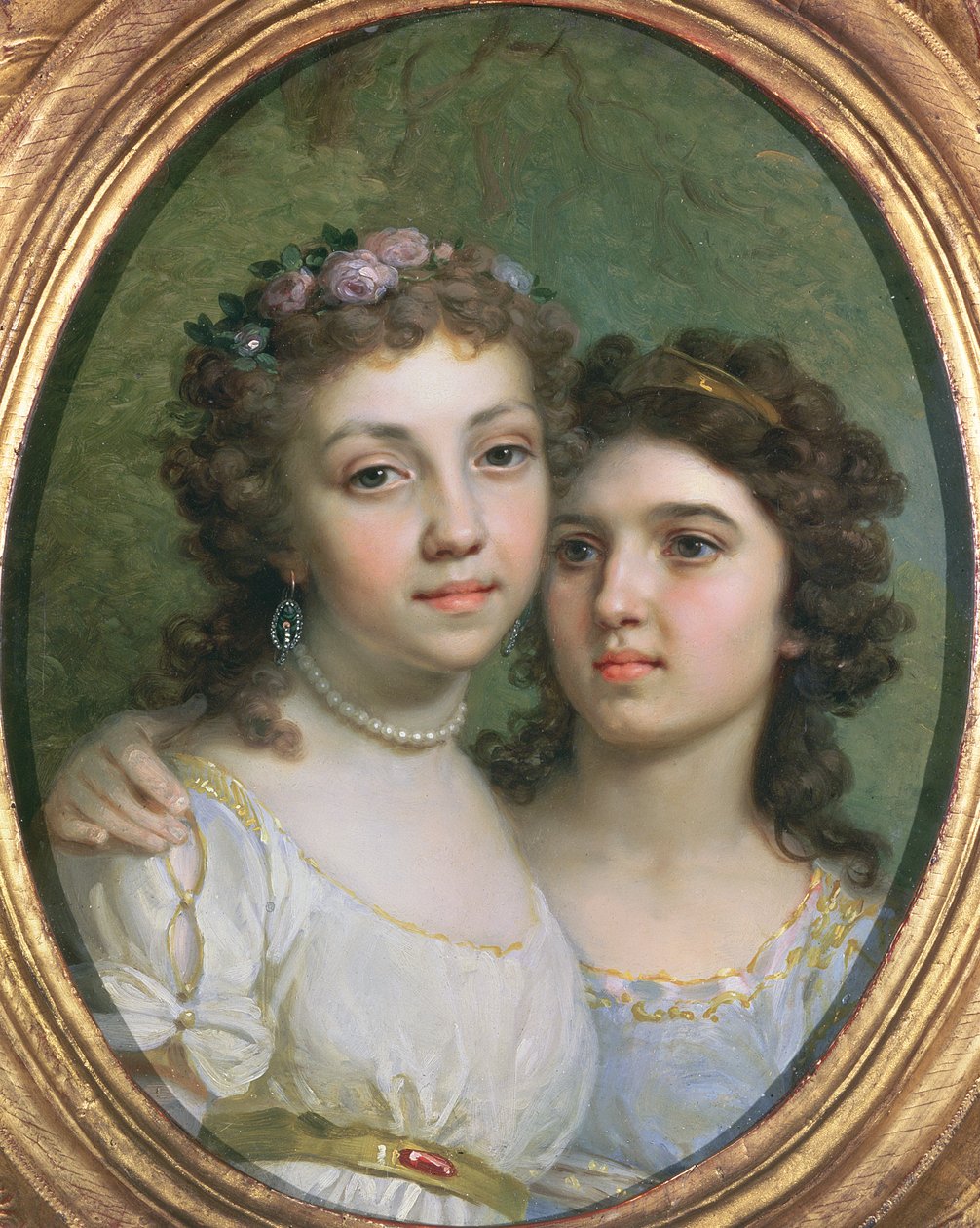 Lizanka i Daszenka, 1784 autorstwa Vladimir Lukich Borovikovsky