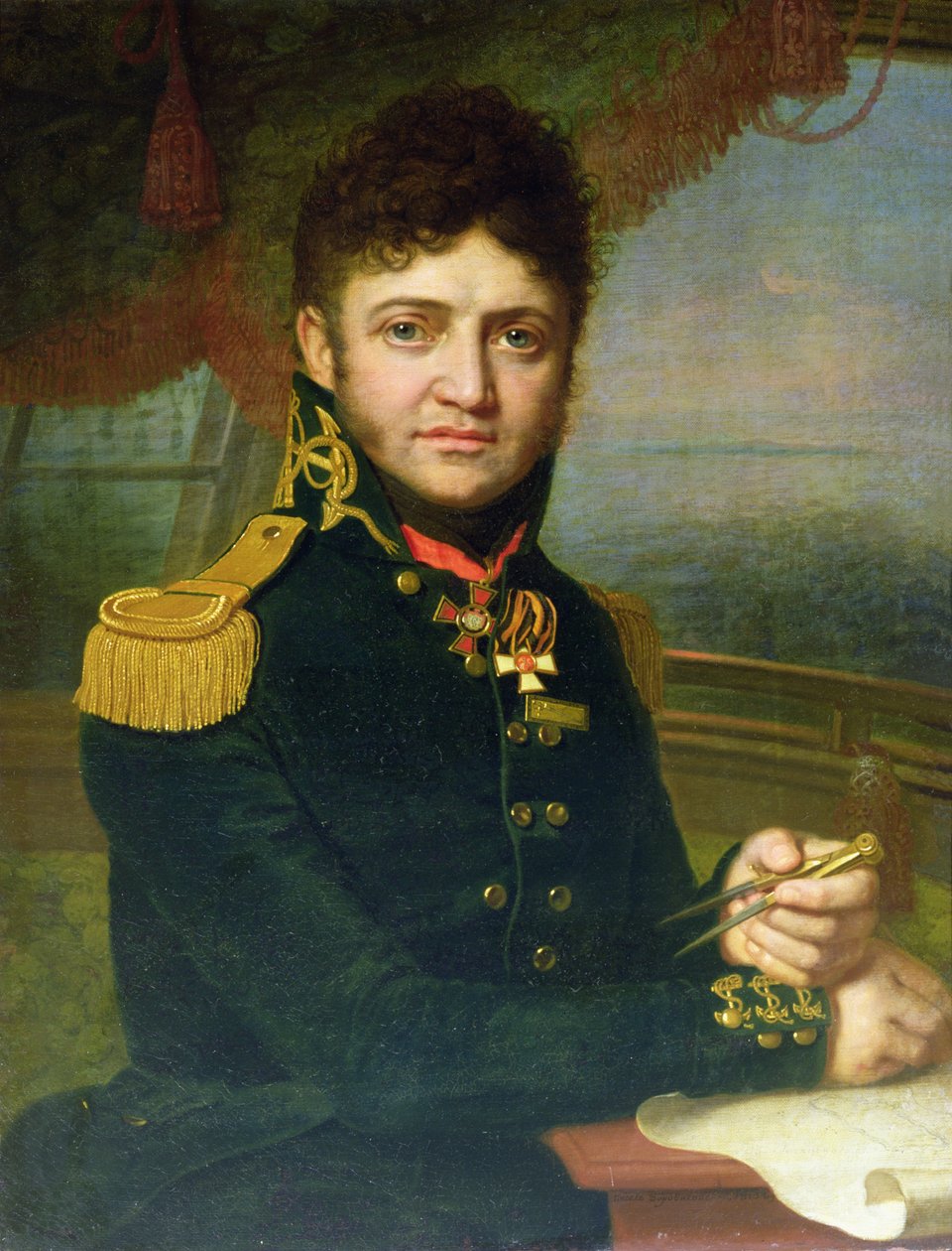 Portret Jurija F. Lisyansky