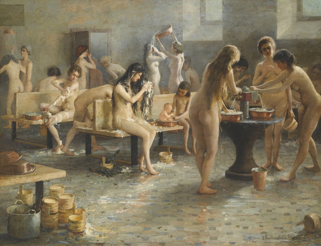 Dom Łaźni autorstwa Vladimir Alexandrovich Plotnikov