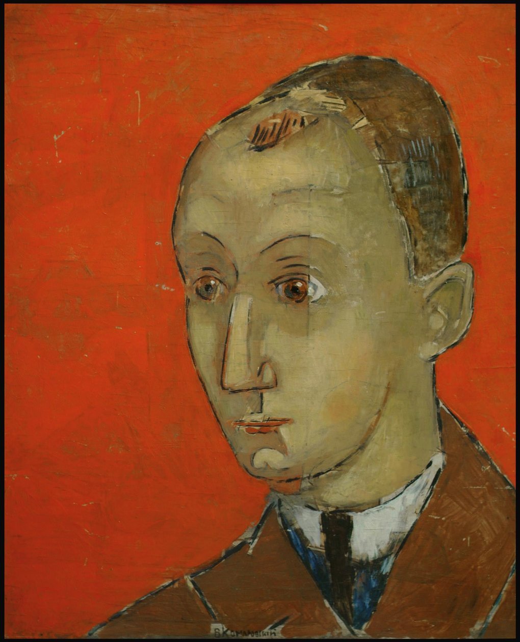 Autoportret, lata 20. XX wieku. autorstwa Vladimir Alexeevich Komarovsky