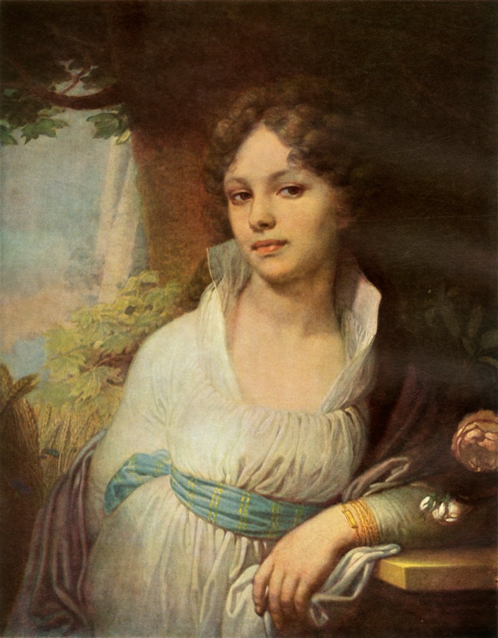 „Portret Marii Iwanowny Łobuchanna”, ௧௭௯௭, ௧௯௬௫. autorstwa Vladimir Borovikovsky