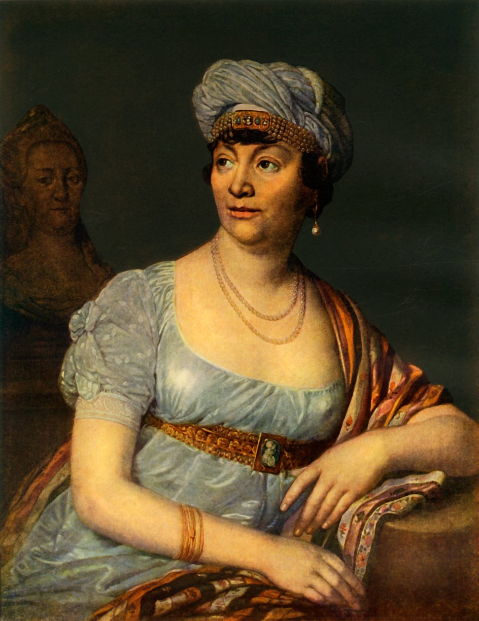 „Portret nieznanej kobiety w nakryciu głowy”, 1812, 1965. autorstwa Vladimir Borovikovsky