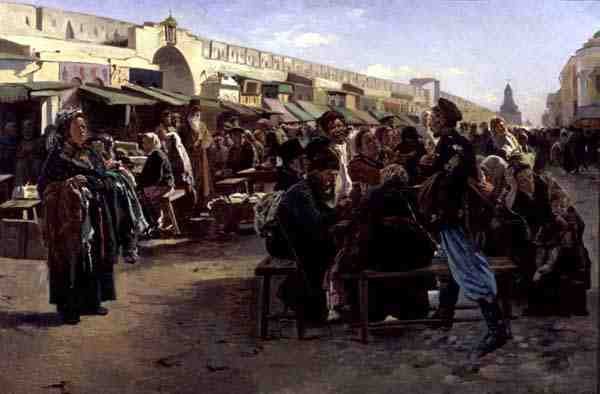 W południe autorstwa Vladimir Egorovic Makovsky