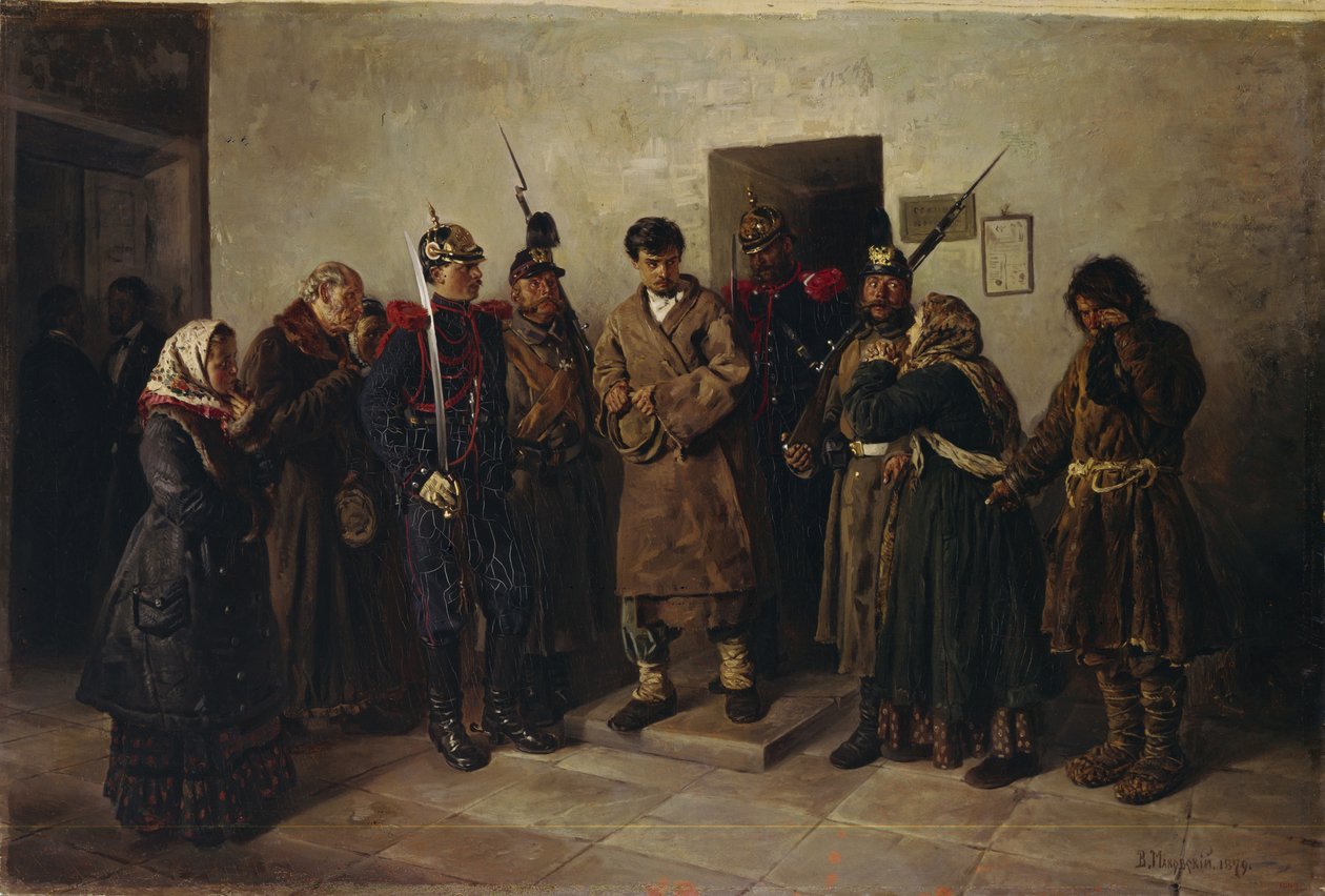 Skazaniec, 1879 autorstwa Vladimir Egorovic Makovsky