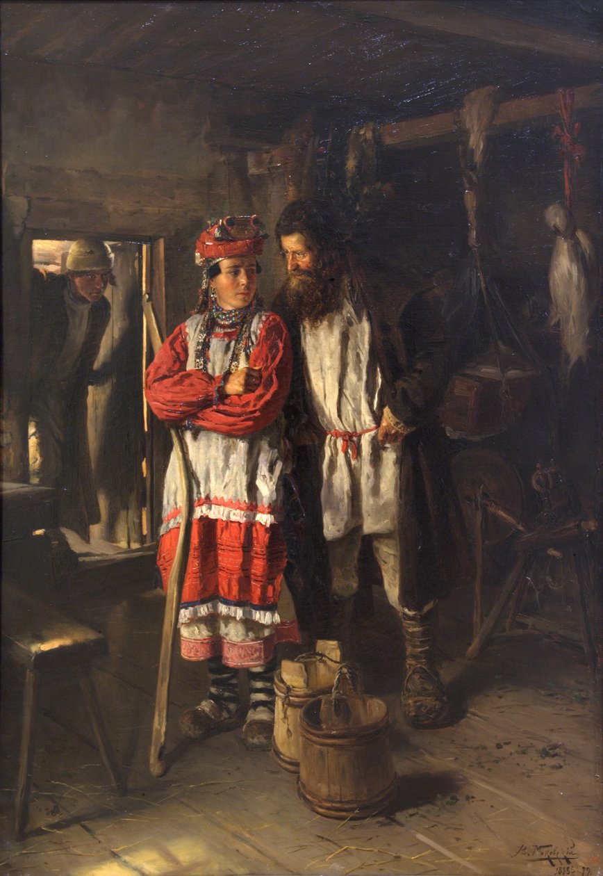 Teść, 1888 autorstwa Vladimir Egorovic Makovsky