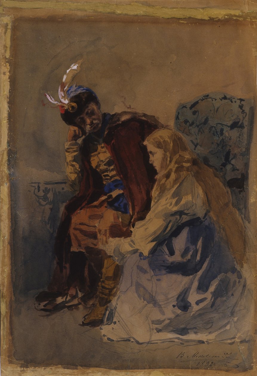 Mazepa z Marią, 1892 autorstwa Vladimir Egorovic Makovsky