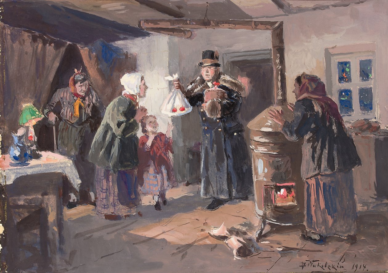 Dobrodziejka, 1914 autorstwa Vladimir Egorovic Makovsky