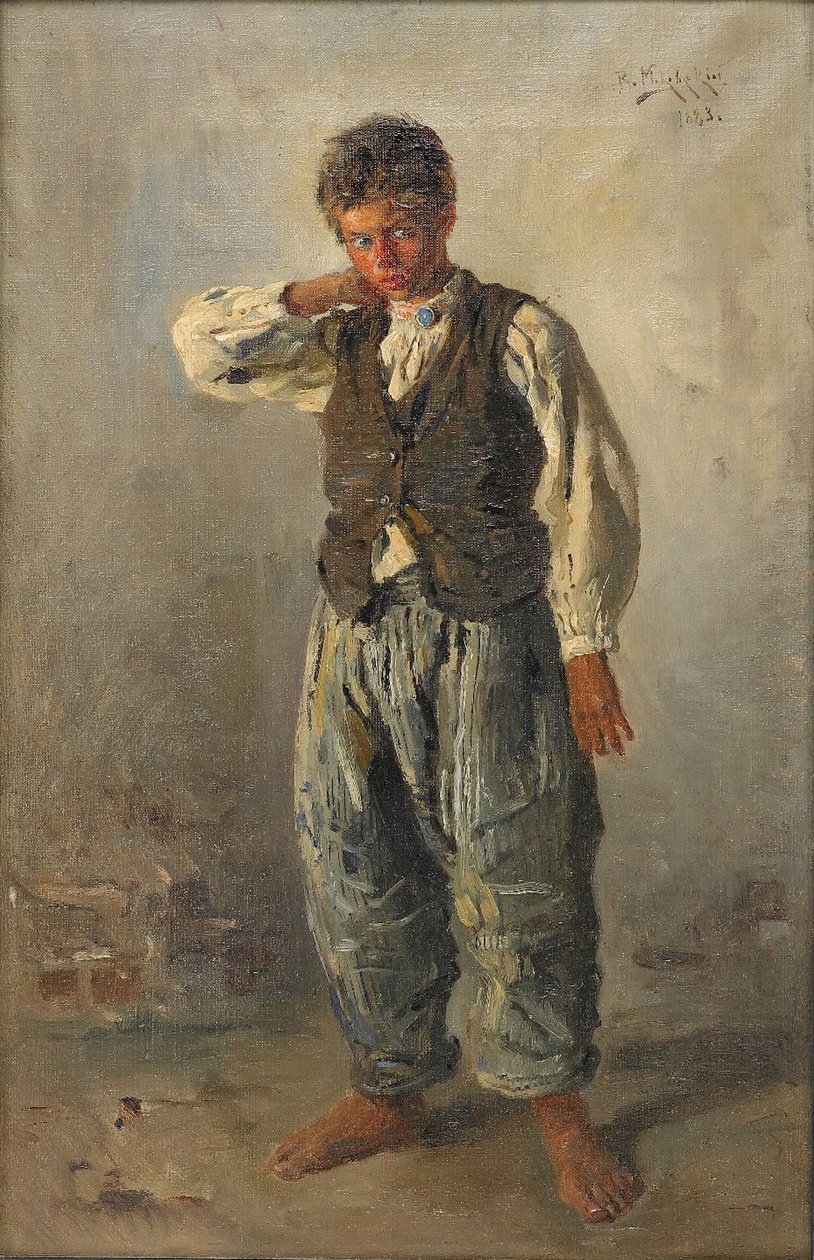Młody urwis, 1883 autorstwa Vladimir Egorovic Makovsky