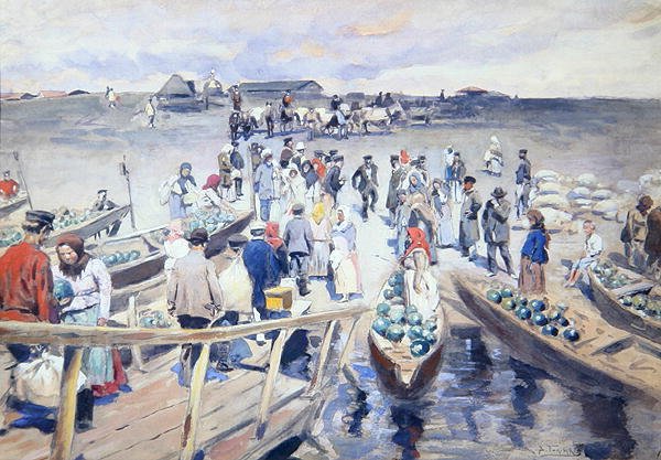 Transport arbuzów autorstwa Vladimir Egorovic Makovsky