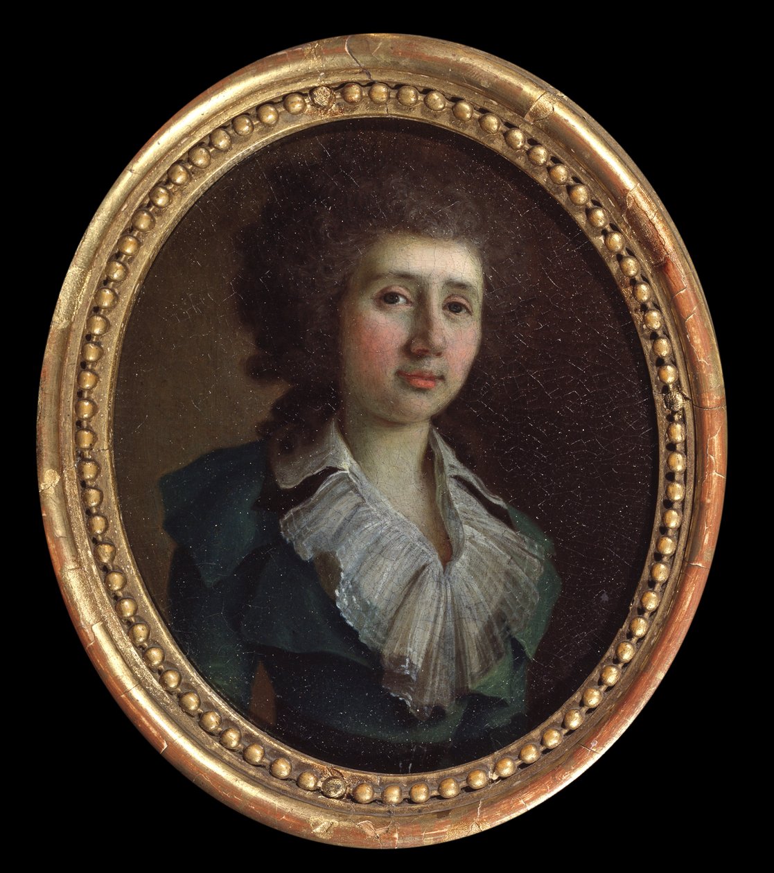 Portret pisarza Wasilija V. Kapnista (1757 lub 1758-1823). (Portret autora Wasilija V. Kapnista). Obraz Władimira Lukicha Borovikovsky