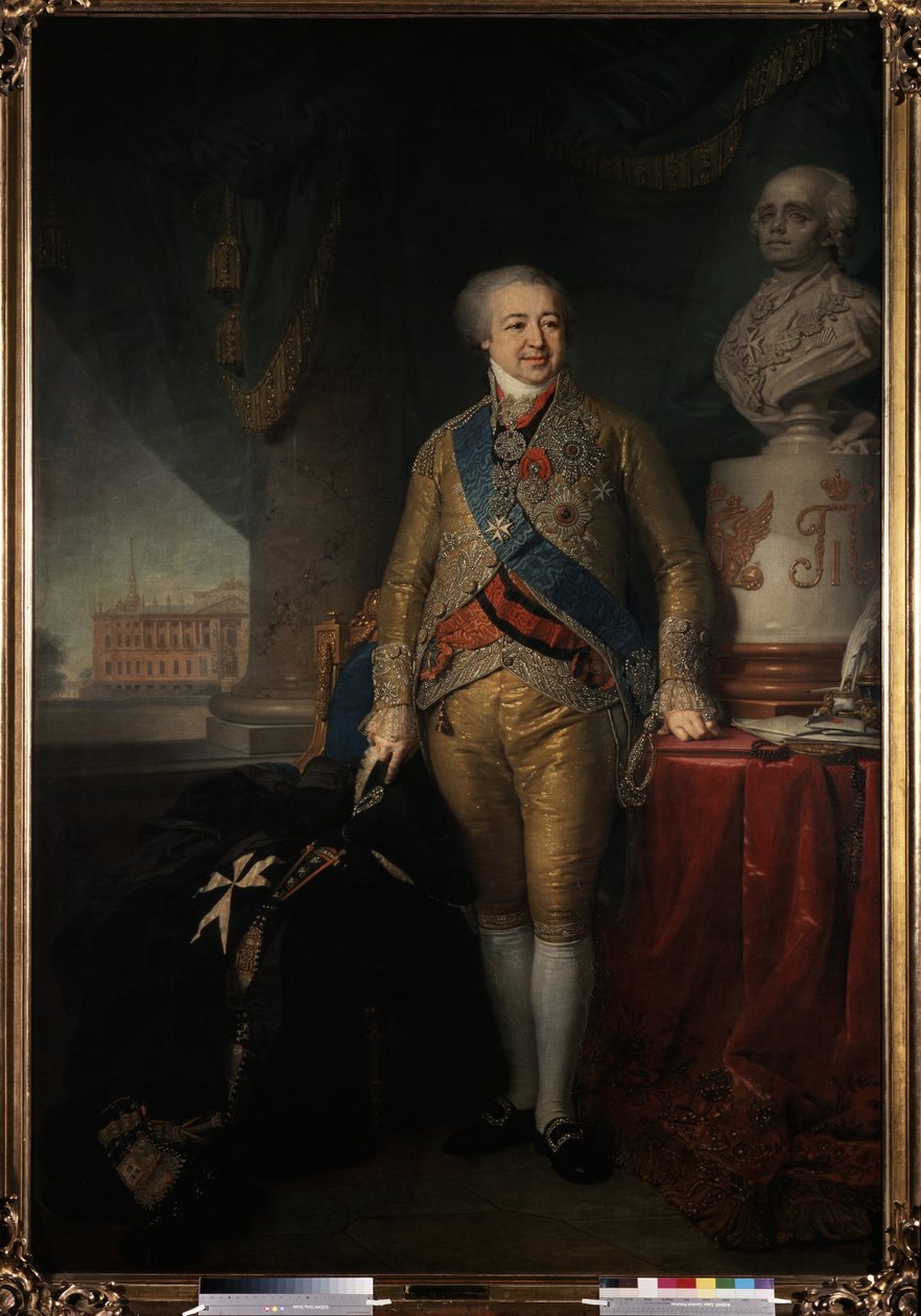 „Portret księcia Aleksandra Kurakina (1752-1818) Russian Politician”” Obraz Władimira Lukicha Borovikovsky