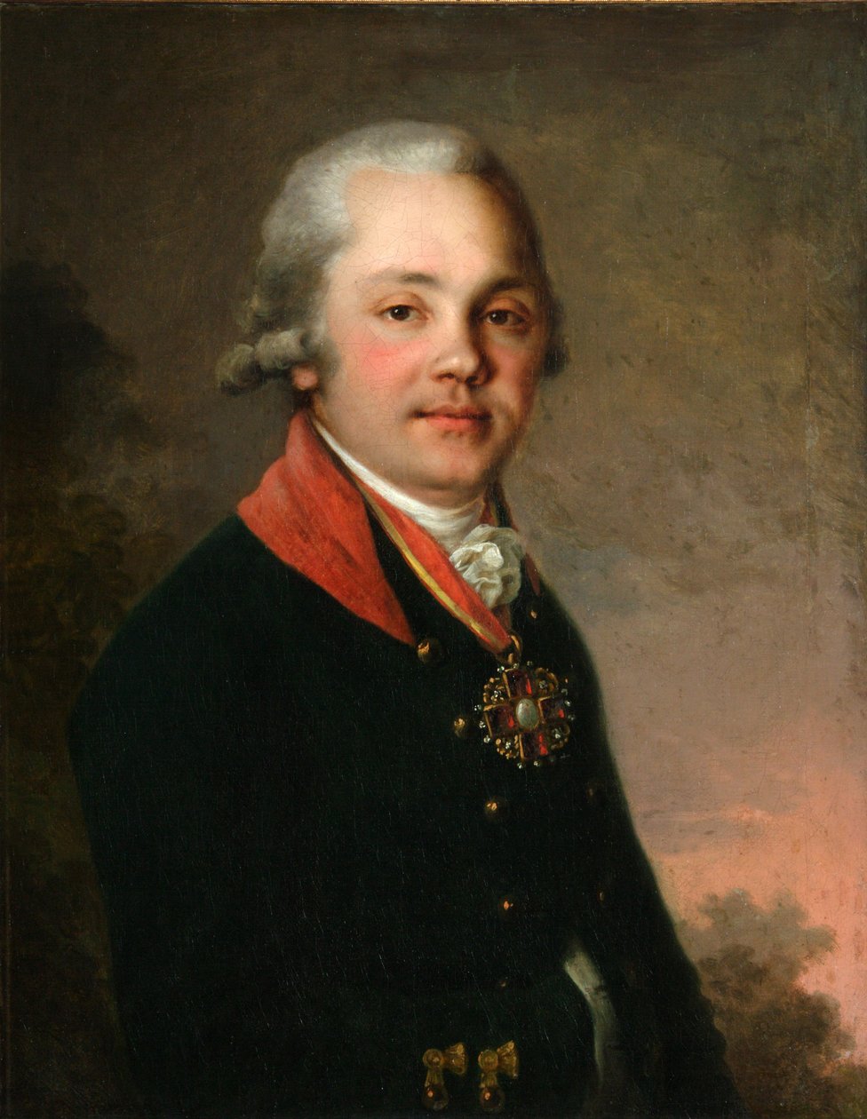 Portret Aleksandra Dmitriewicza Arseniewa, 1796-1797 autorstwa Vladimir Lukich Borovikovsky