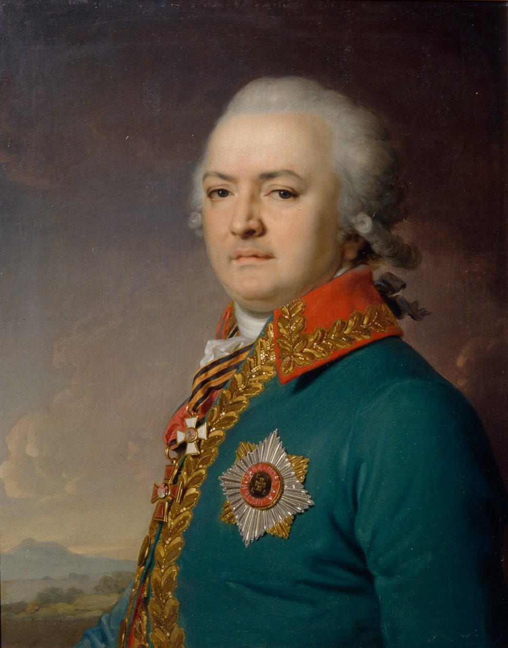 Portret Aleksandra Wasiljewicza Polikarpowa 1753-1811, 1796 autorstwa Vladimir Lukich Borovikovsky