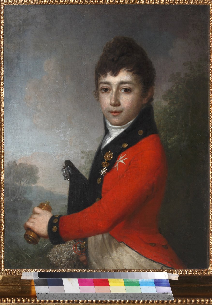 Portret barona Aleksieja (Alexis) Nikołajewicza Serdobina (1790-1834) jako Dziecka par Borowikowskiego, Władimira Łukicha (1757-1825). Olej na płótnie, połowa XIX wieku, kolekcja Podstanitsky autorstwa Vladimir Lukich Borovikovsky