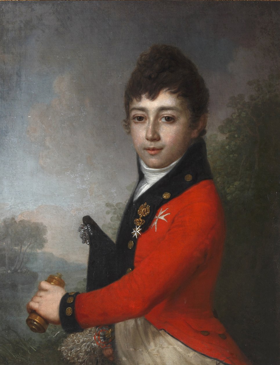 Portret barona Aleksieja Nikołajewicza Serdobina 1790-1834 jako dziecko. autorstwa Vladimir Lukich Borovikovsky