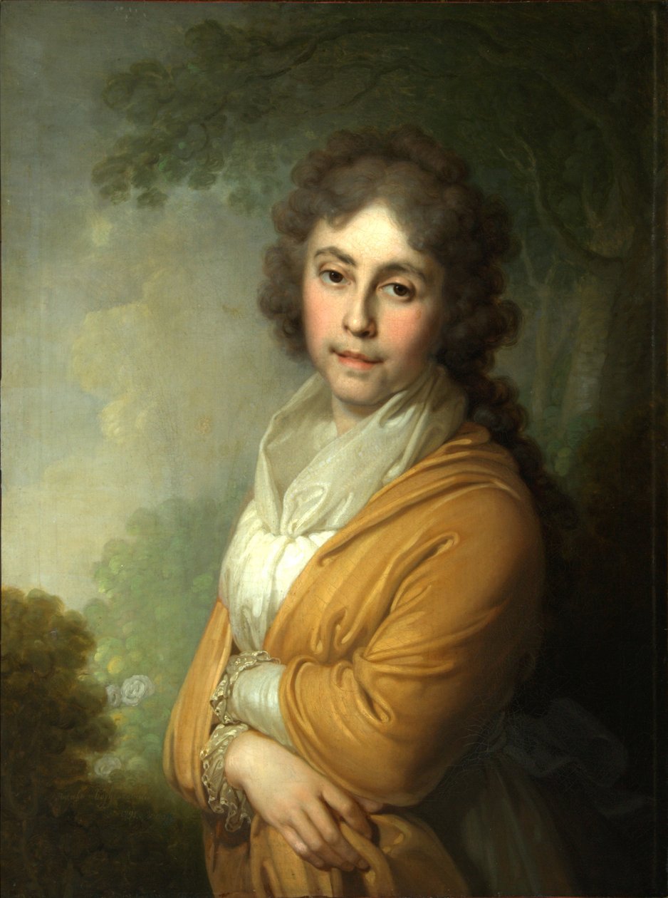 Portret hrabiny Natalii Iwanowny Kurakiny, 1795 autorstwa Vladimir Lukich Borovikovsky