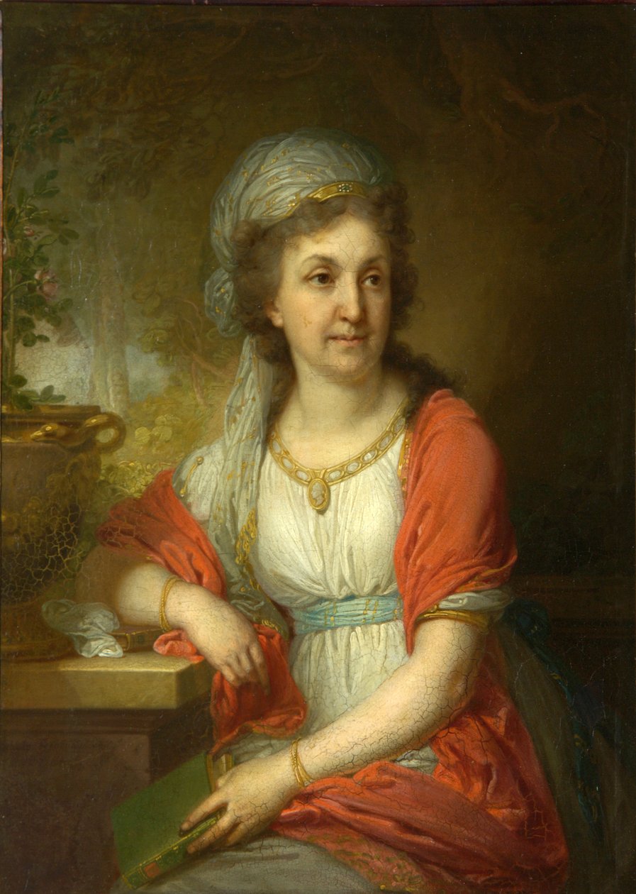 Portret hrabiny Jekateryny Aleksiejewnej Musiny-Puszkiny, 1797 autorstwa Vladimir Lukich Borovikovsky