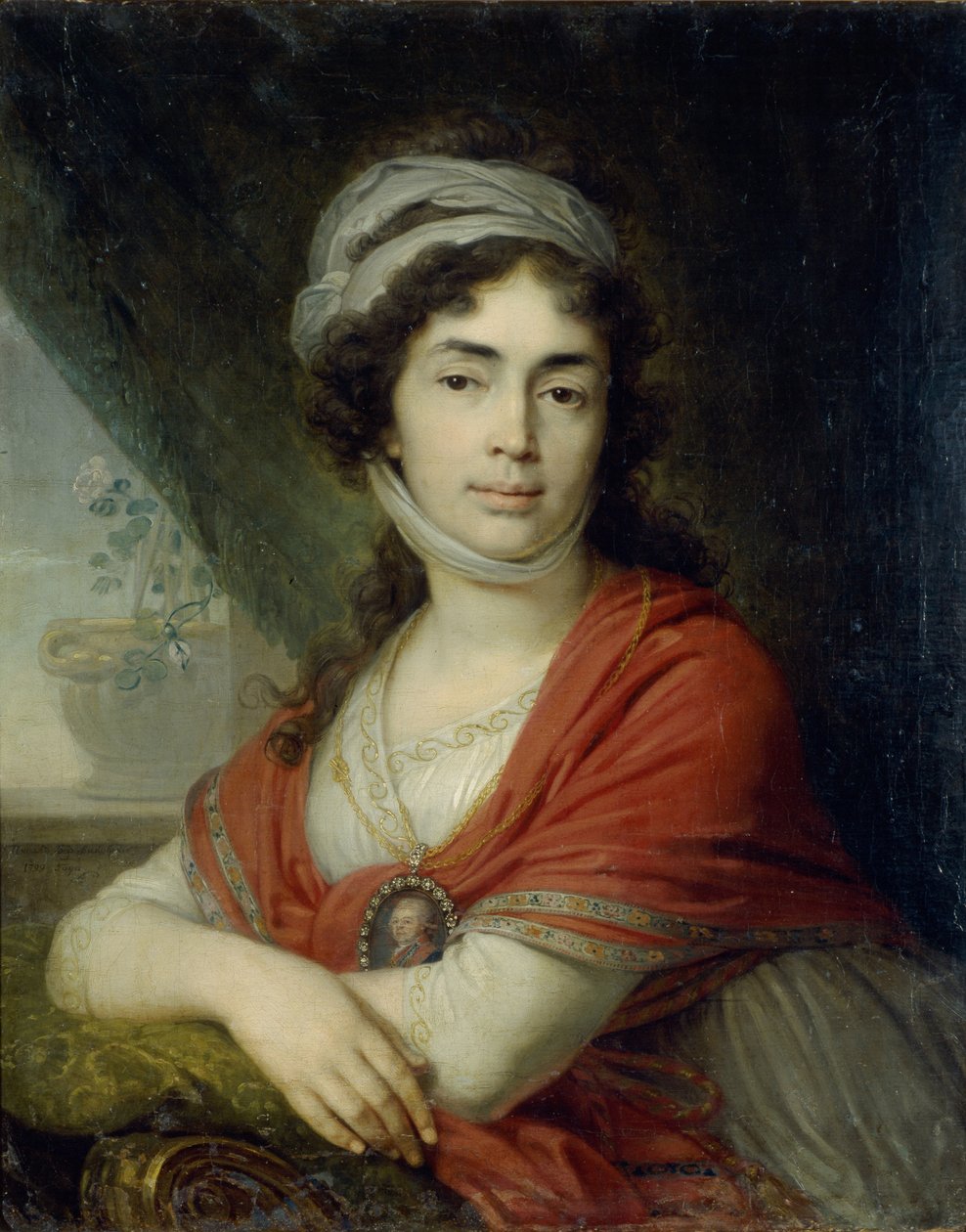 Portret Marii Marfy Dmitrievny Duniny z domu Norov, 1799 autorstwa Vladimir Lukich Borovikovsky