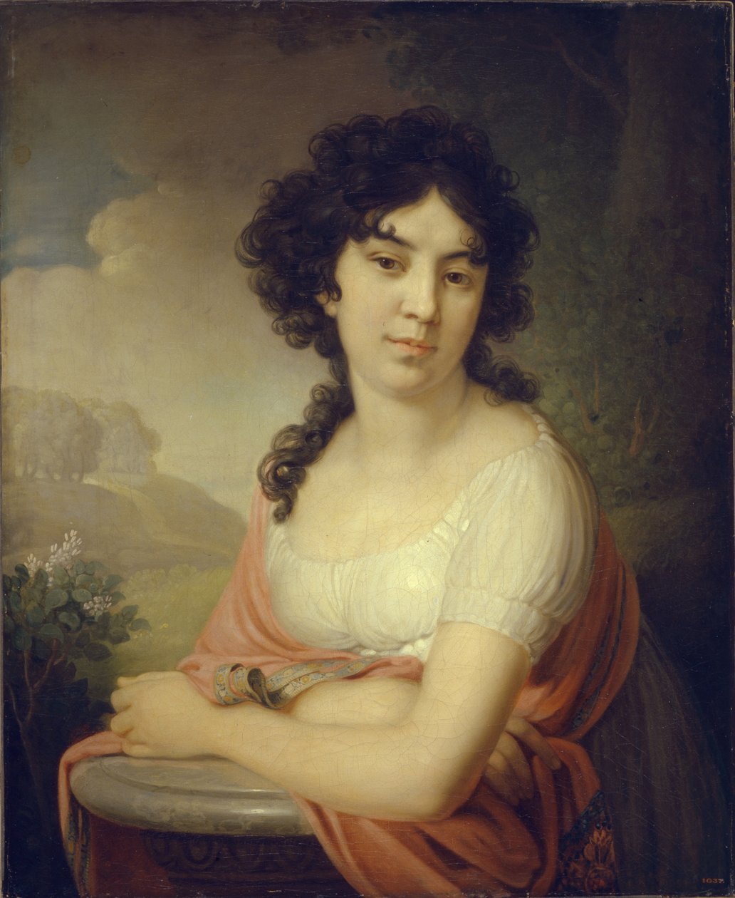 Portret księżniczki Anny Pietrownej Gagariny, 1801 autorstwa Vladimir Lukich Borovikovsky