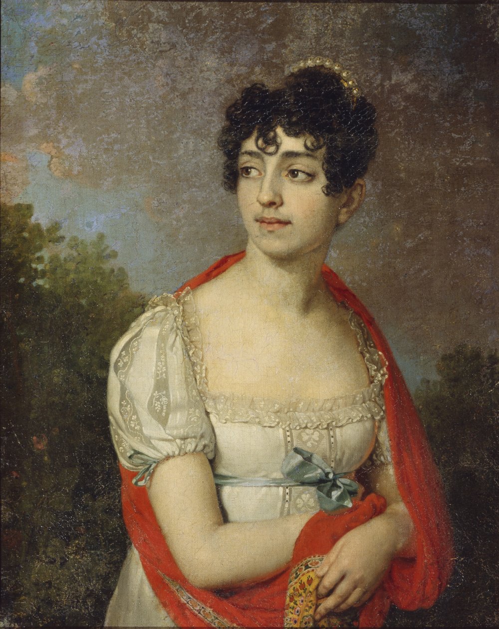 Portret księżnej Marii Fiodorovny Baryatinskaya, 1807 autorstwa Vladimir Lukich Borovikovsky