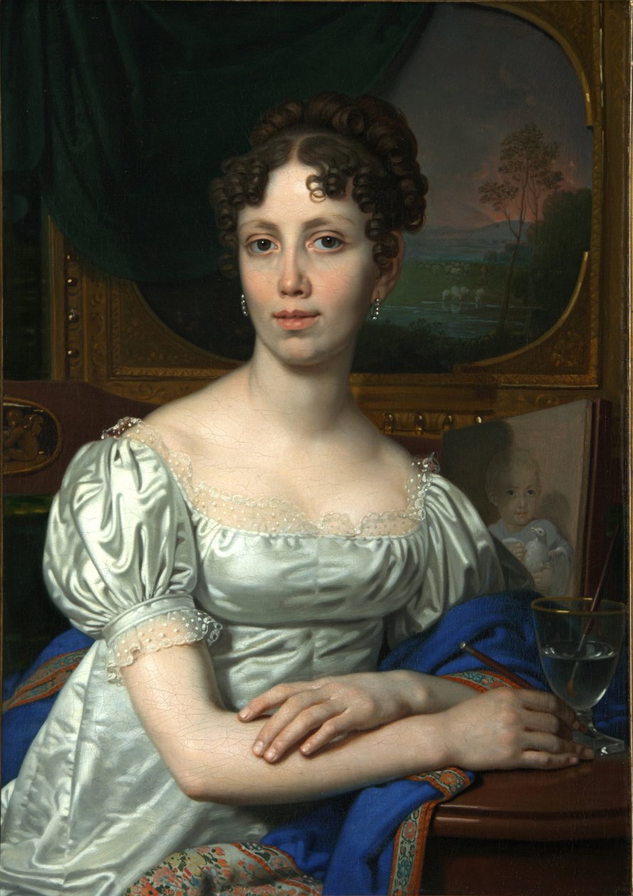 Portret Ekateriny Władimirownej Rodzianko, 1821 autorstwa Vladimir Lukich Borovikovsky