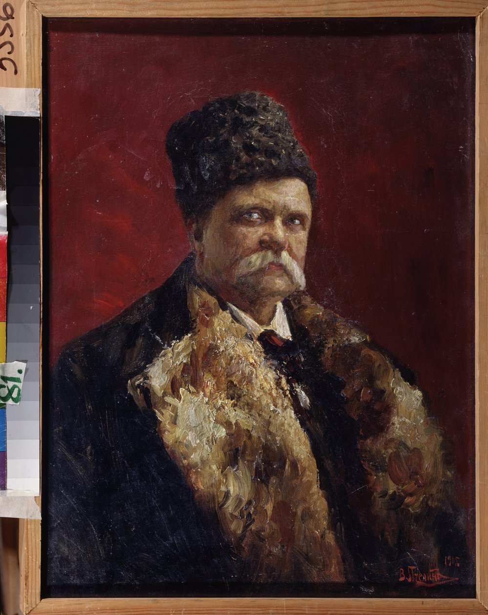 Portret pisarza Władimira Gilyarowskiego (1853-1935). Obraz Władimira Nikołajewicza Pchelina (1869-1941), olej na płótnie autorstwa Vladimir Nikolayevich Pchelin