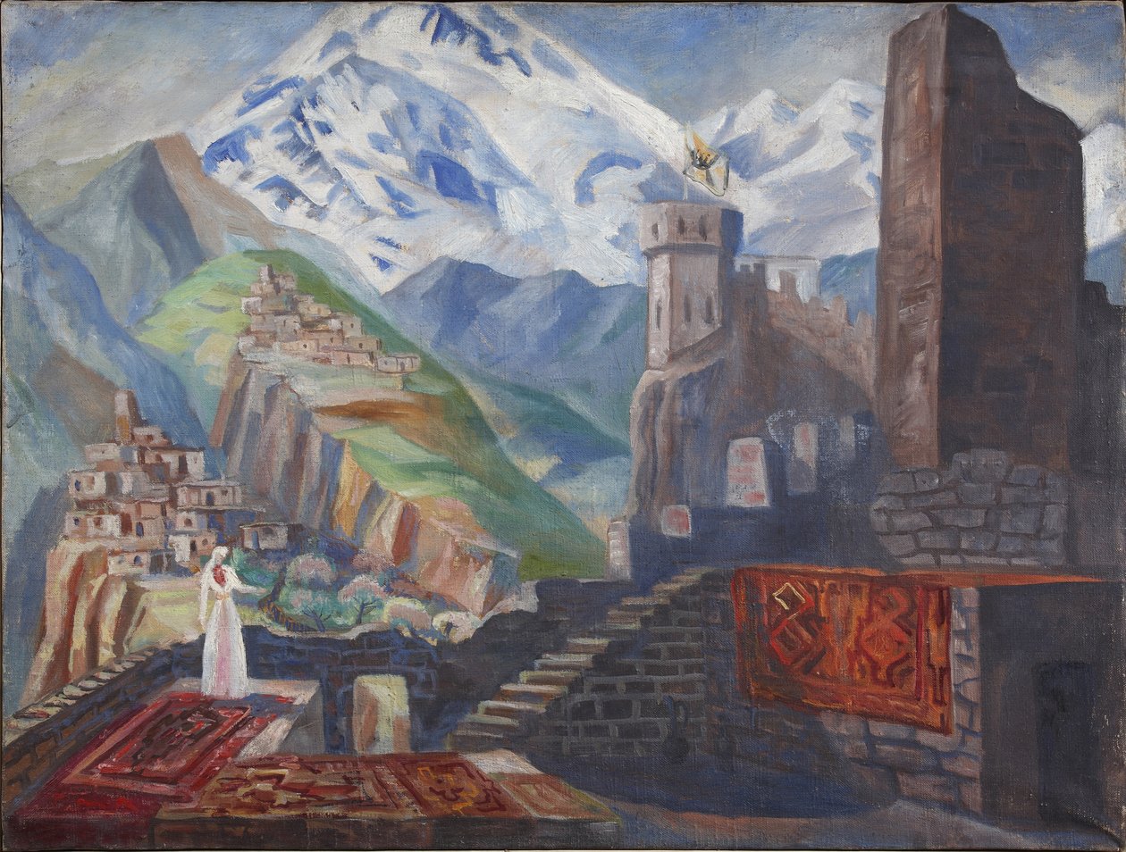 Scenografia do opery Béla A. Aleksandrowa, 1946 autorstwa Vladimir Vladimirovich Dmitriyev