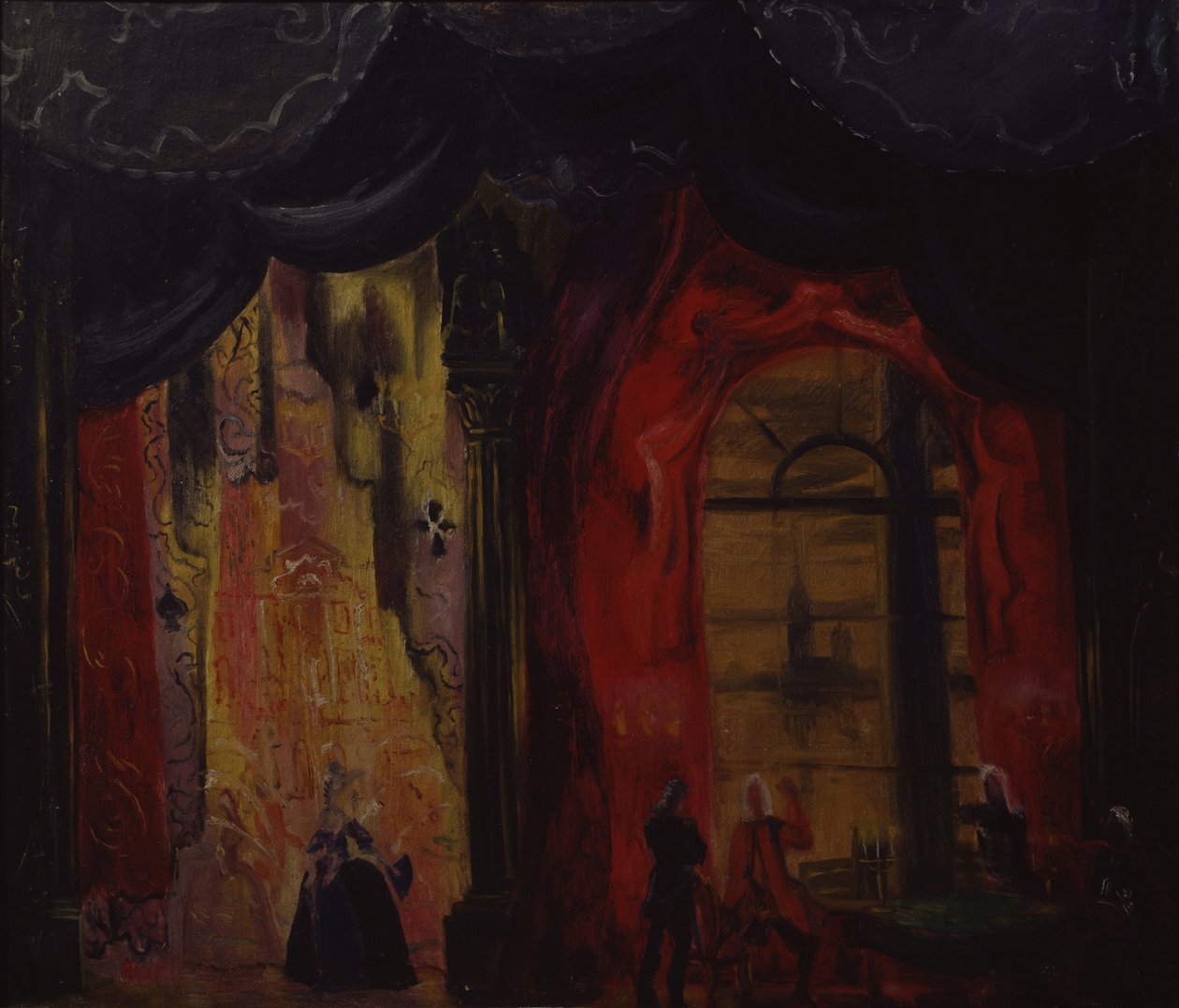 Scenografia do opery Dama pikowa P. Czajkowskiego, 1944 autorstwa Vladimir Vladimirovich Dmitriyev