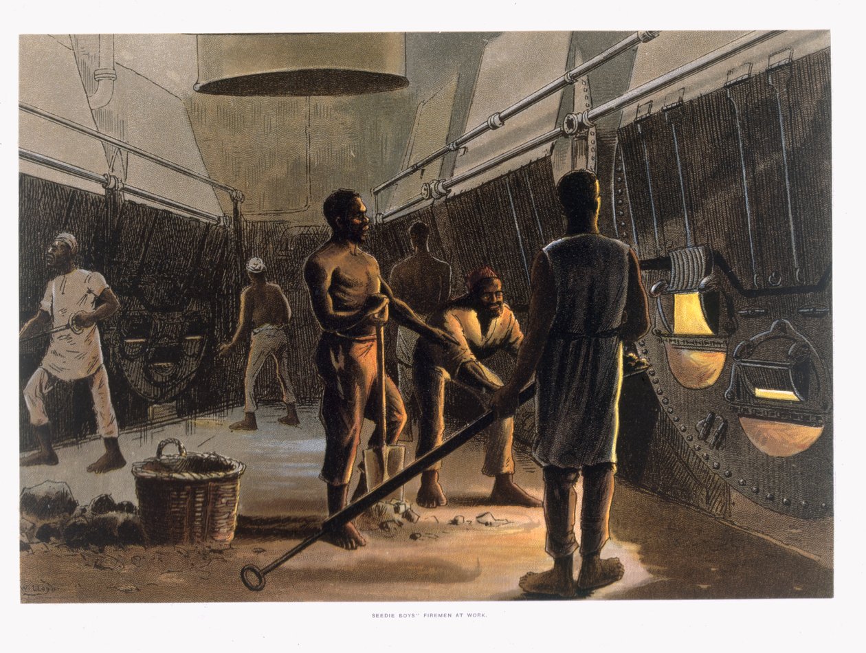 Stokehole, z „P und O Pencillings” autorstwa W. Lloyd