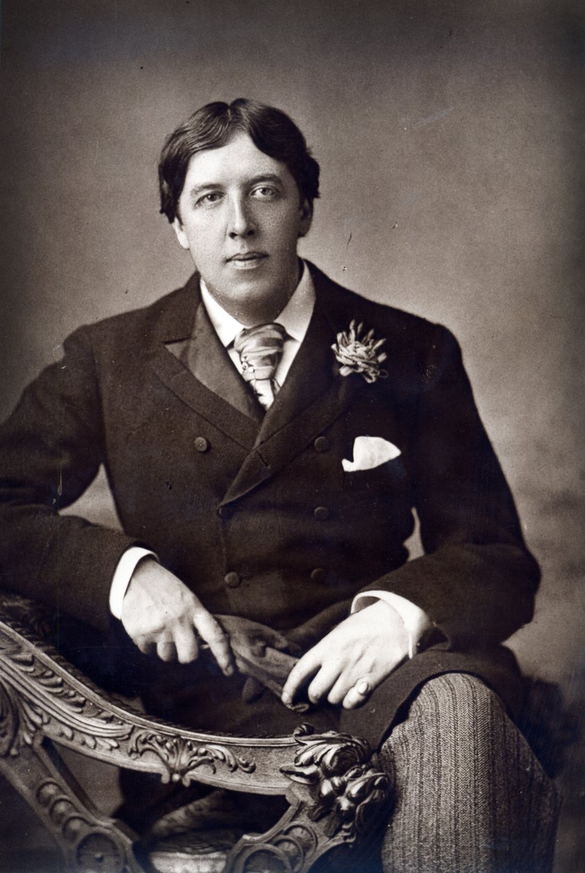 Oscar Wilde, 1889 (zdjęcie z odbitki węglowej) autorstwa William and Daniel Downey