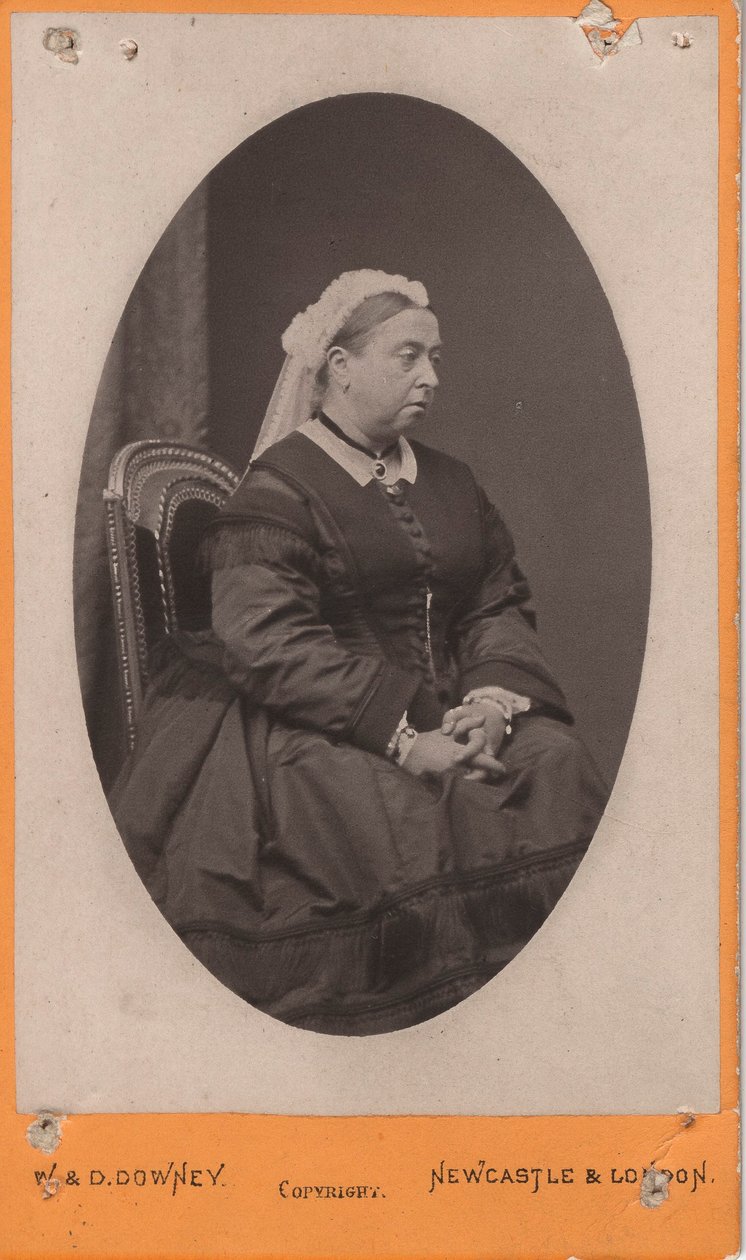 Królowa Wiktoria, ok. 1875 r autorstwa William and Daniel Downey