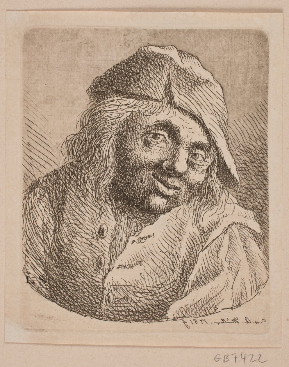 Popiersie rolnika autorstwa W.A. Müller