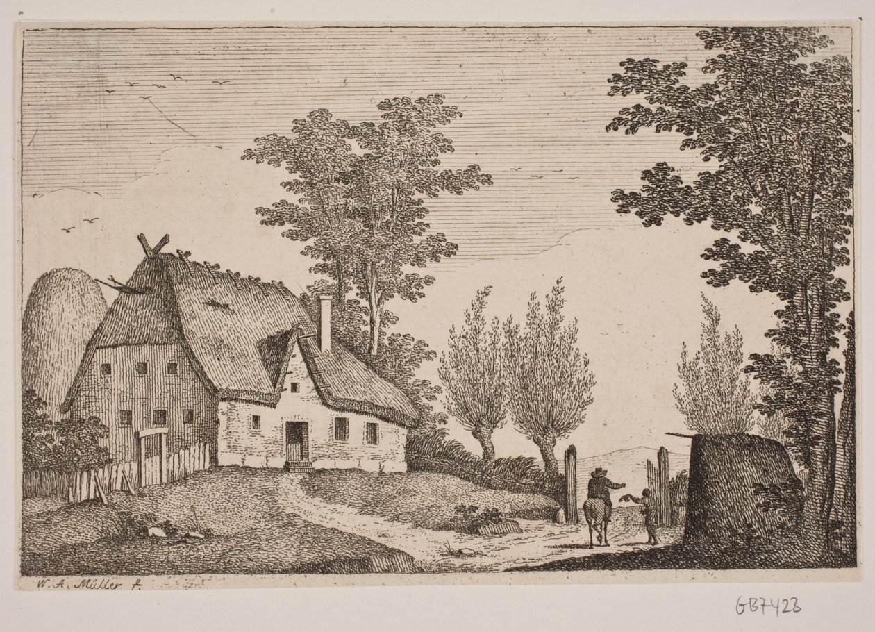 Krajobraz autorstwa W.A. Müller